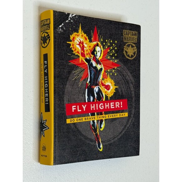 Captain Marvel Fly Higher Guided Journal Daily Confidence Brave Hero Prompts - Picture 2 of 3